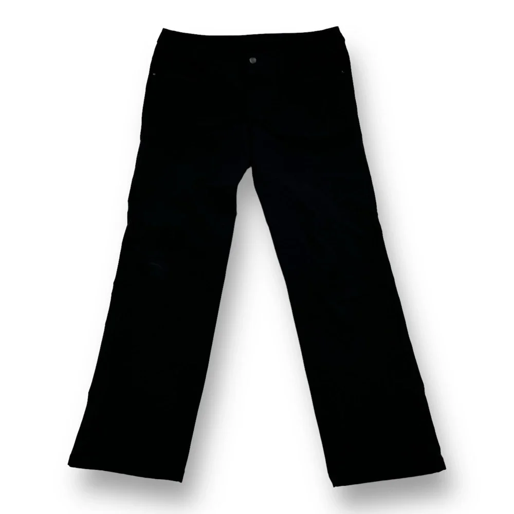 Lululemon ABC Classic Warpstreme Wicking Stretch 5 Pocket Pants Black Size 34x31